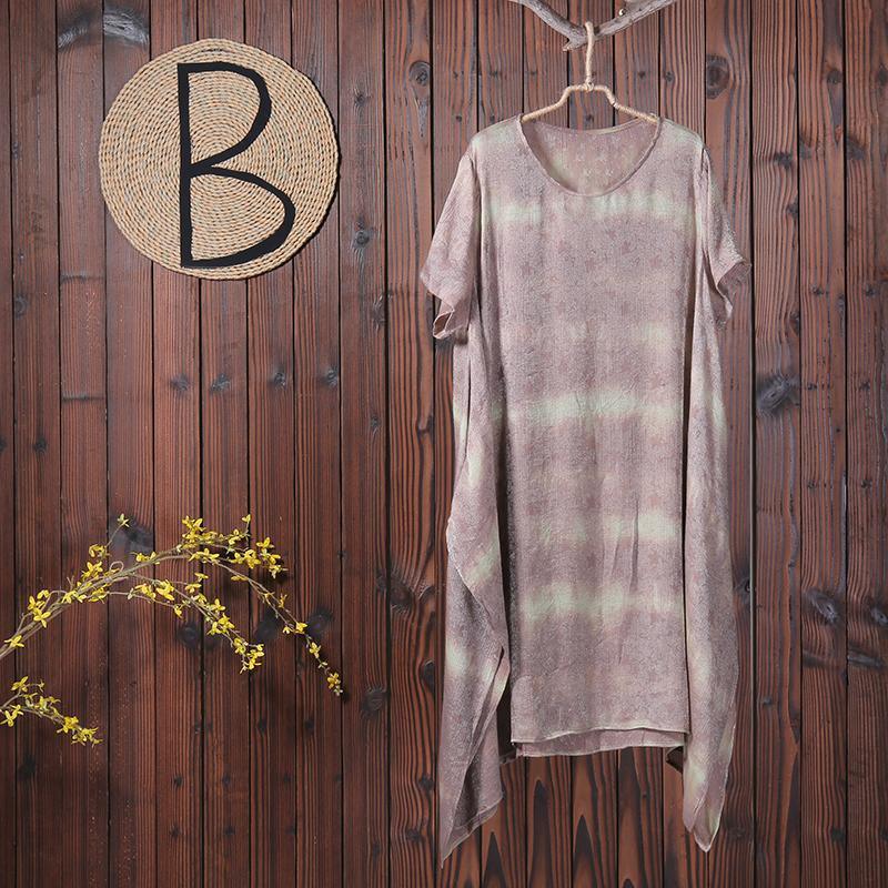 Summer Casual Cotton Linen Irregular Women Dress - Omychic
