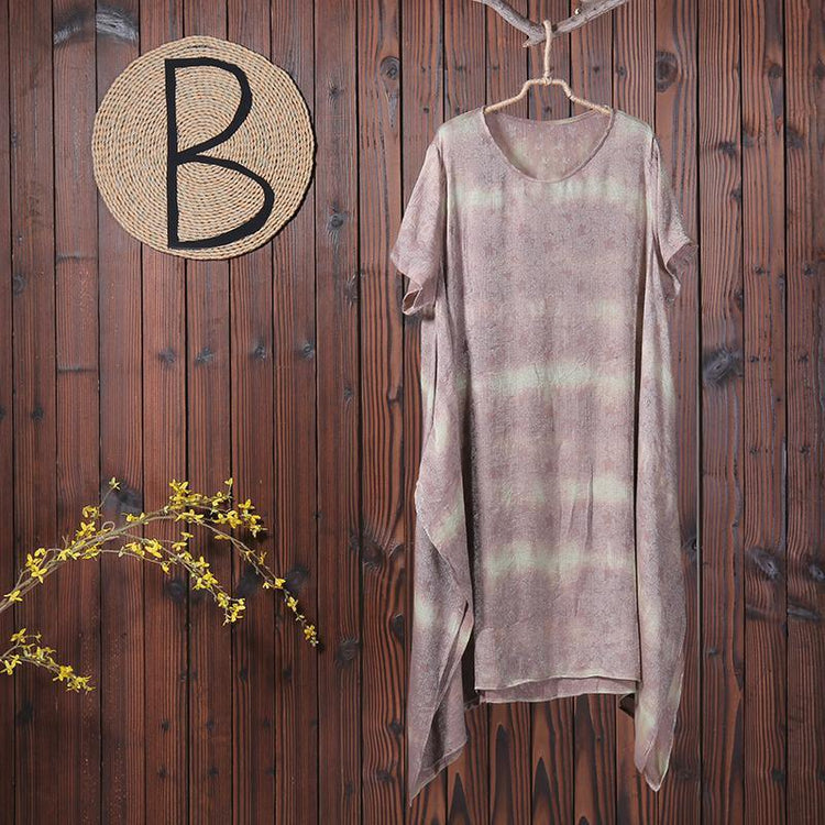 Summer Casual Cotton Linen Irregular Women Dress - Omychic