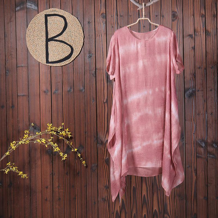 Summer Casual Cotton Linen Irregular Women Dress - Omychic