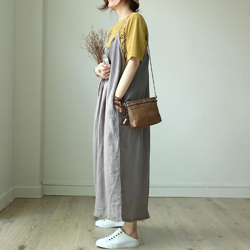 Summer Nice And Cool Solid Color Slip Dress - Omychic