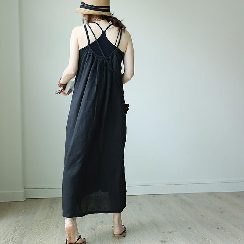 Summer Nice And Cool Solid Color Slip Dress - Omychic
