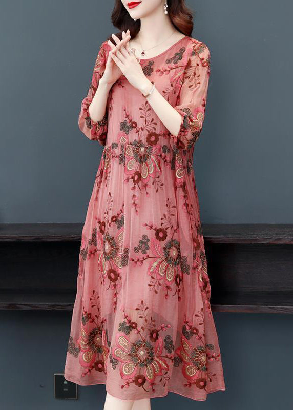 Women Grey Embroidered Scarf Silk Holiday Dress Bracelet Sleeve