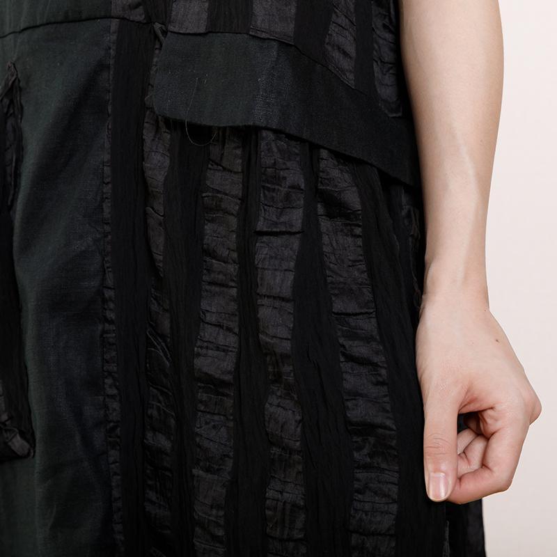 Round Neck Casual Patchwork Summer Dress - Omychic
