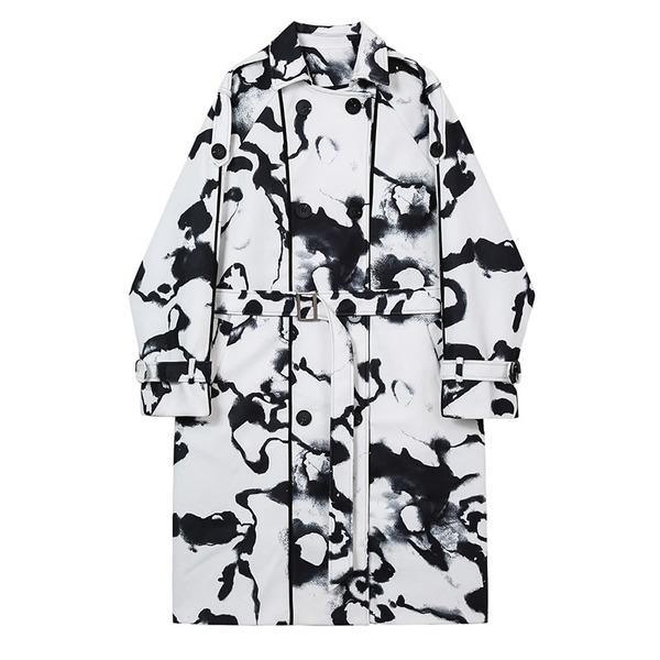New Women Casual Turn-down Collar Loose Long Sleeve Street Trendy Coat - Omychic