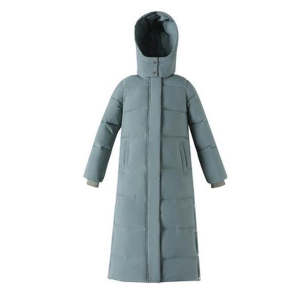 Loose Thick Long Over-the-knee Hooded Parkas Winter Coats - Omychic