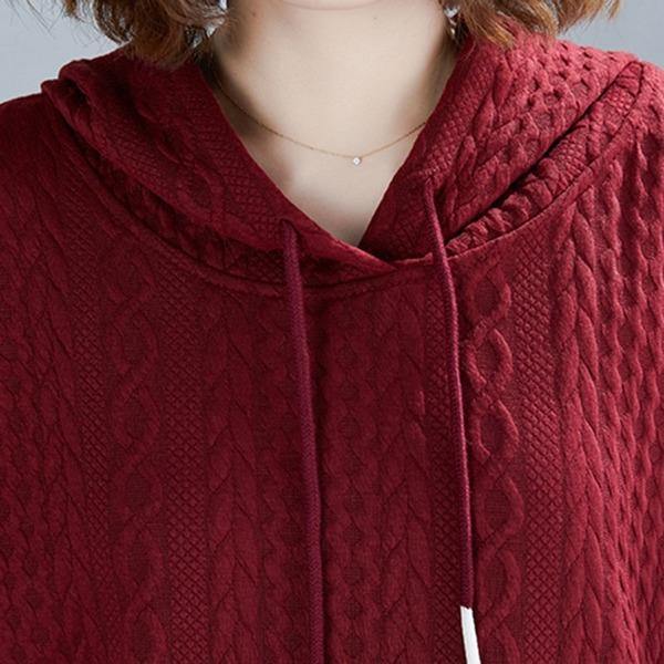 Oversized Women Cotton Casual Hoodies New 2020 Loose Female Hooded Sweatshirt - Omychic