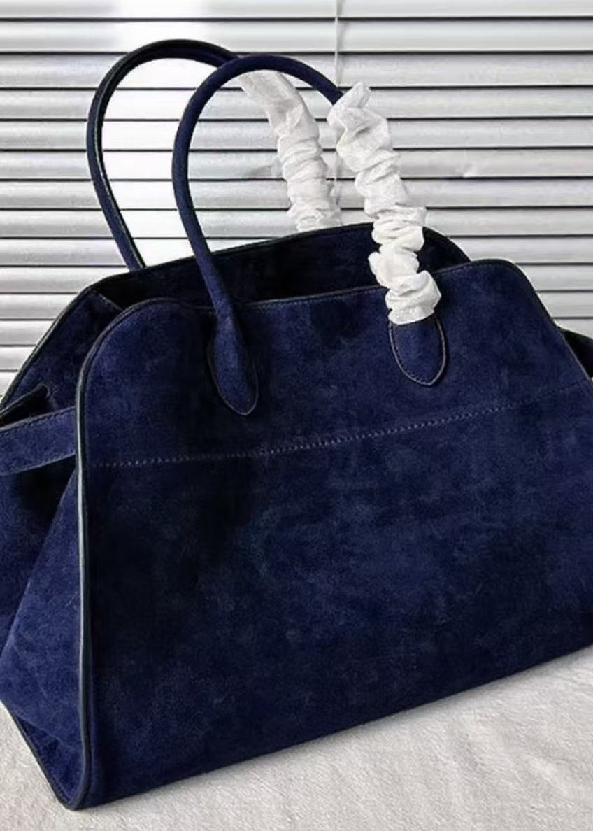 Fashion Green Large Capacity Suede Tote Handbag