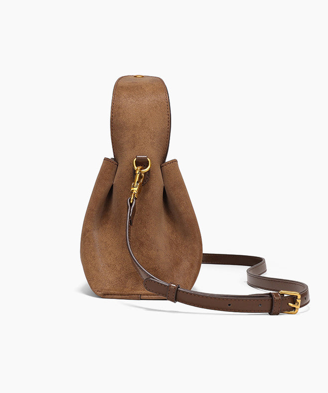 2025 New Brown Versatile Suede Tote Bag