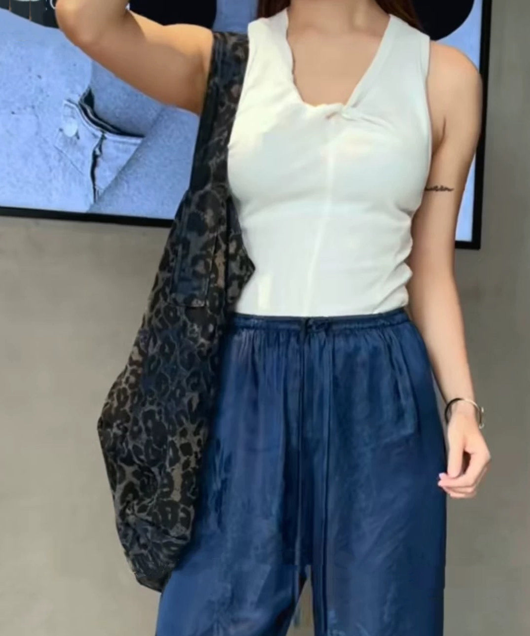 2025 New Leopard Print Large Capacity Shoulder Bag