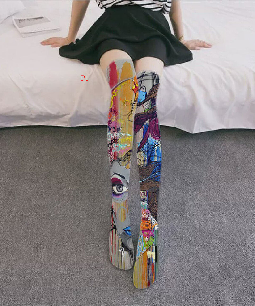 2026 Korean Cute Anti Slip Knee High Socks Long Tube Socks