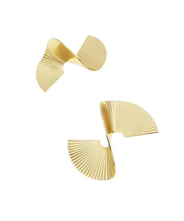 2026 New Fashionable Geometric Metal Earrings