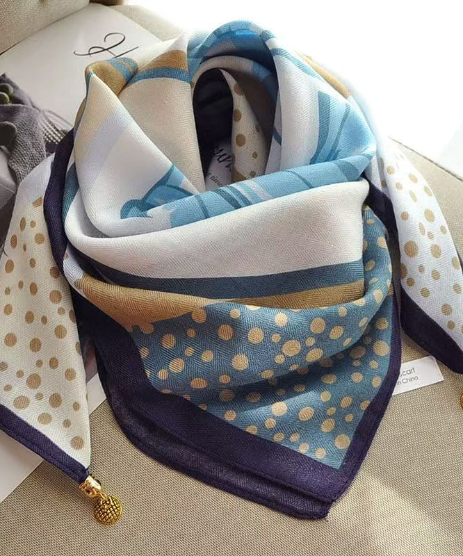 2026 New Fashionable Versatile Orange Print Scarf
