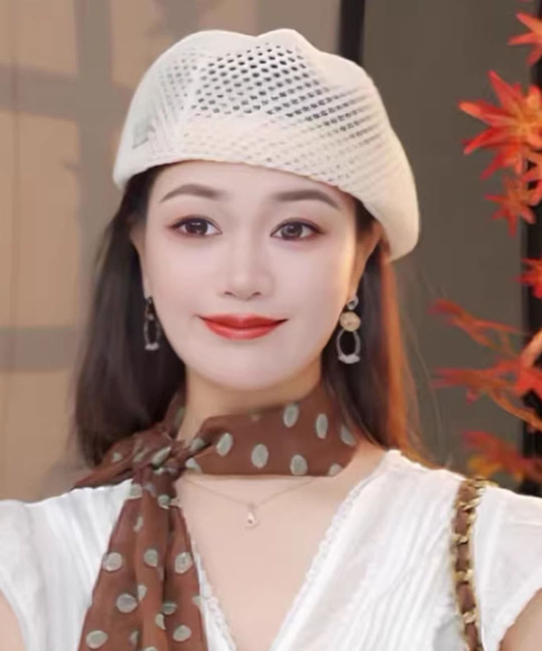 2026 New Khaki Lightweight Hollow Breathable Breton Hat