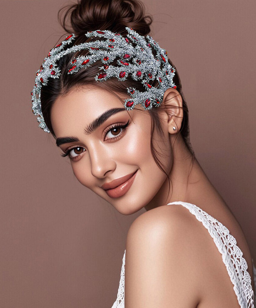 2026 New Silk Weave Crystal HairPiece - Omychic