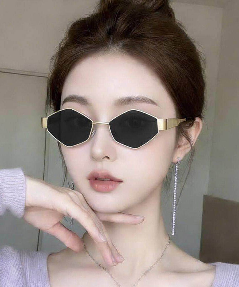 2026 New Tawny Metal Diamond Sunglasses