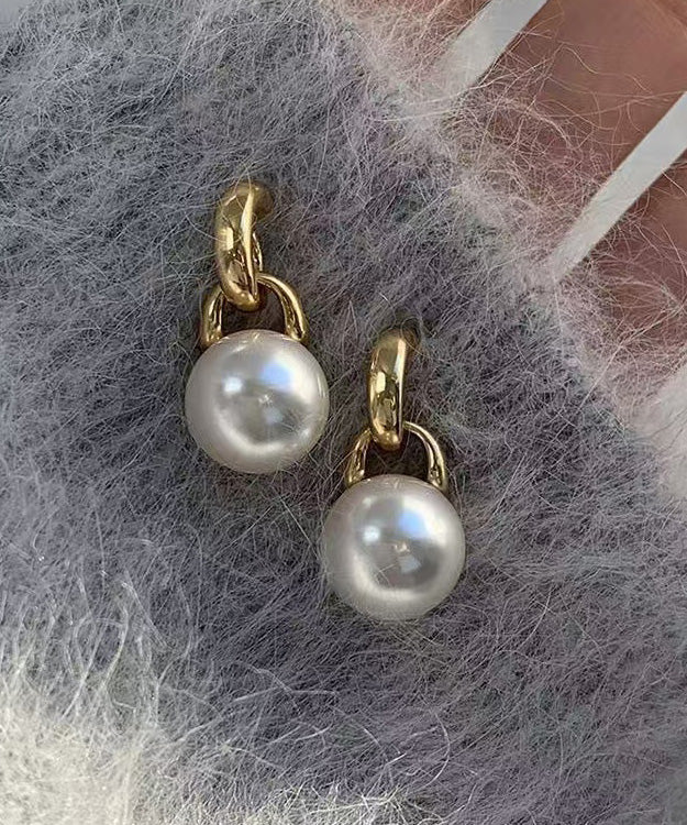 2026 New Versatile Pearl Gilding Stud Earrings