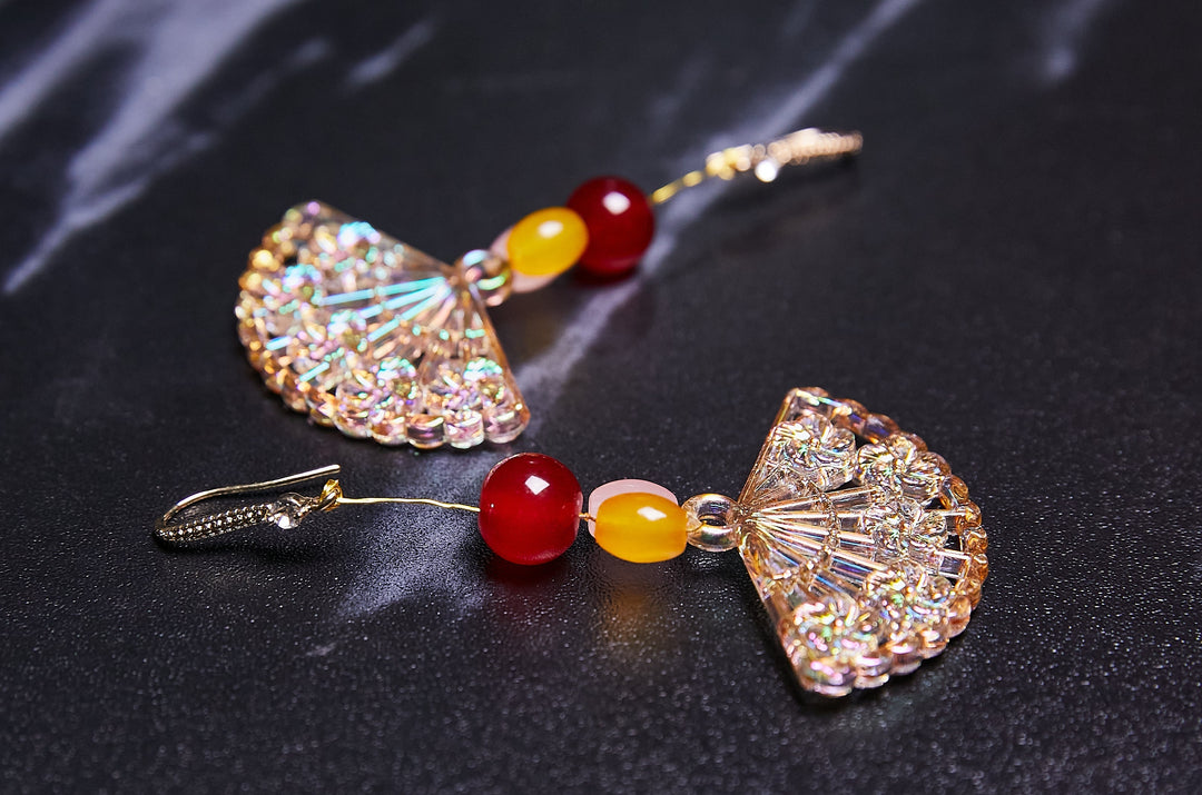 Unique Sector Acrylic Drop Earrings - Omychic