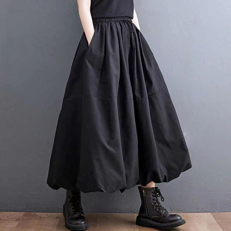 2023 Plus Size High-end Slimming Solid Color Tutu Skirt