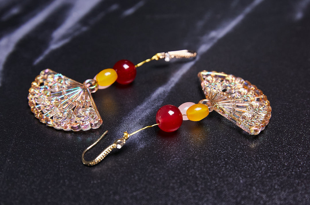 Unique Sector Acrylic Drop Earrings - Omychic