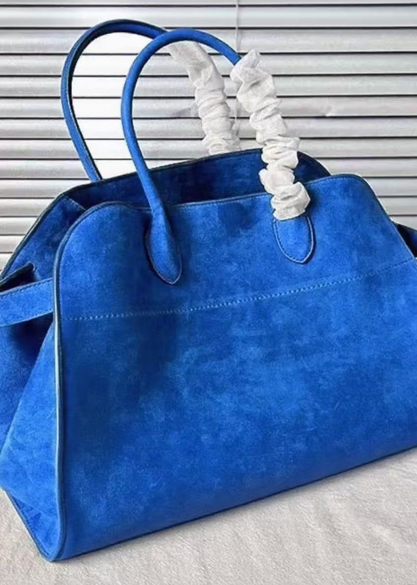 Fashion Green Large Capacity Suede Tote Handbag