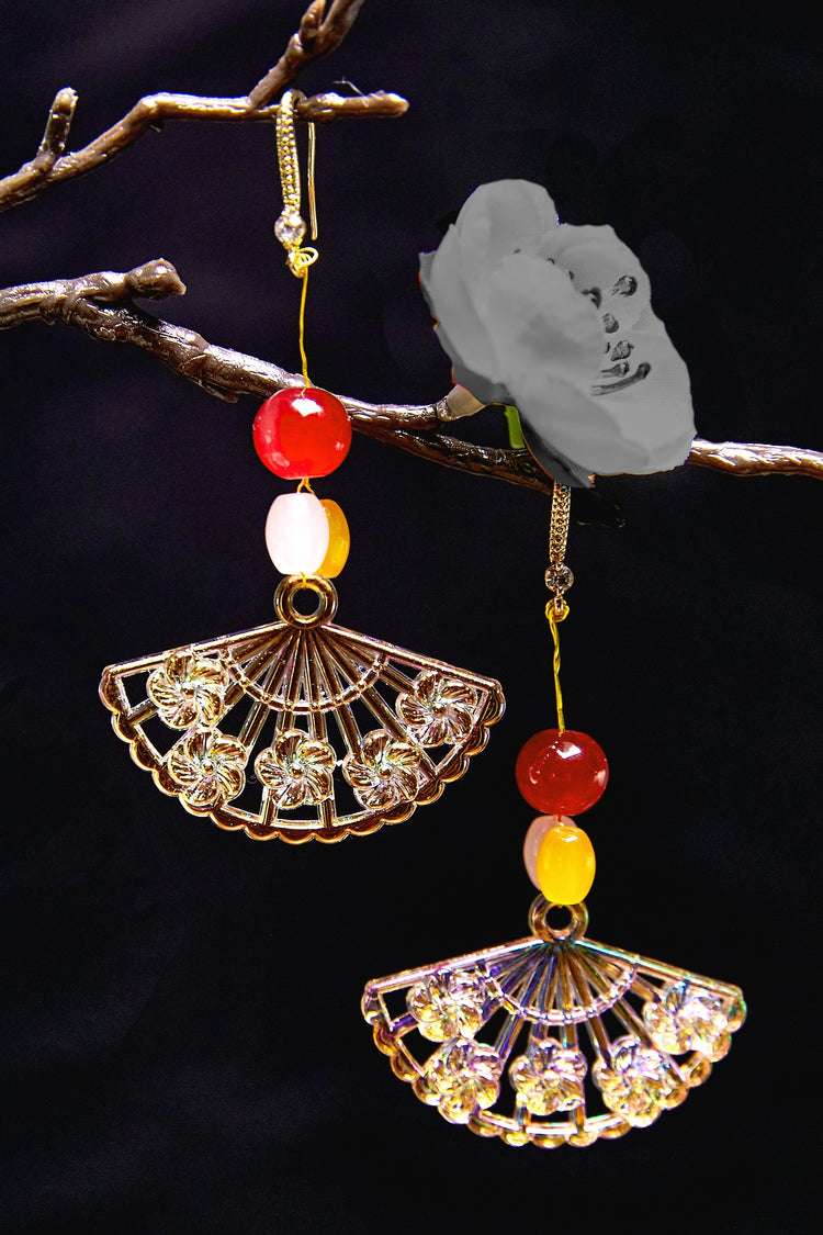 Unique Sector Acrylic Drop Earrings - Omychic