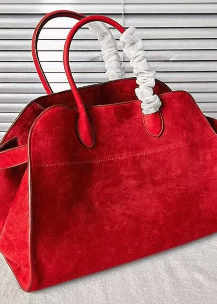 Fashion Green Large Capacity Suede Tote Handbag