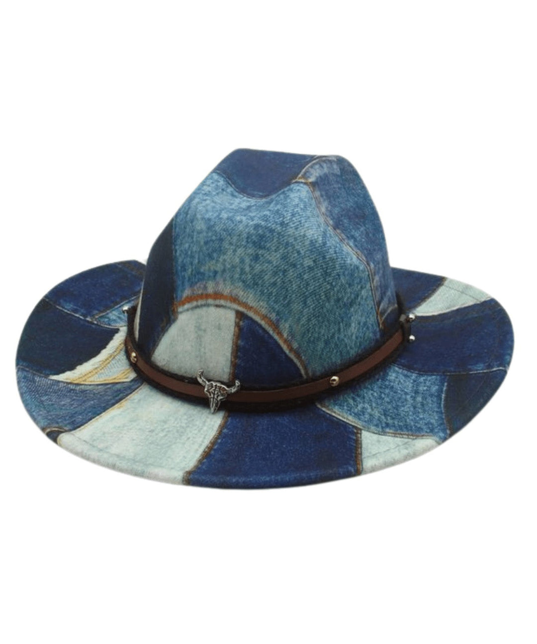 American Style Royal Blue Versatile Cowboy Hat
