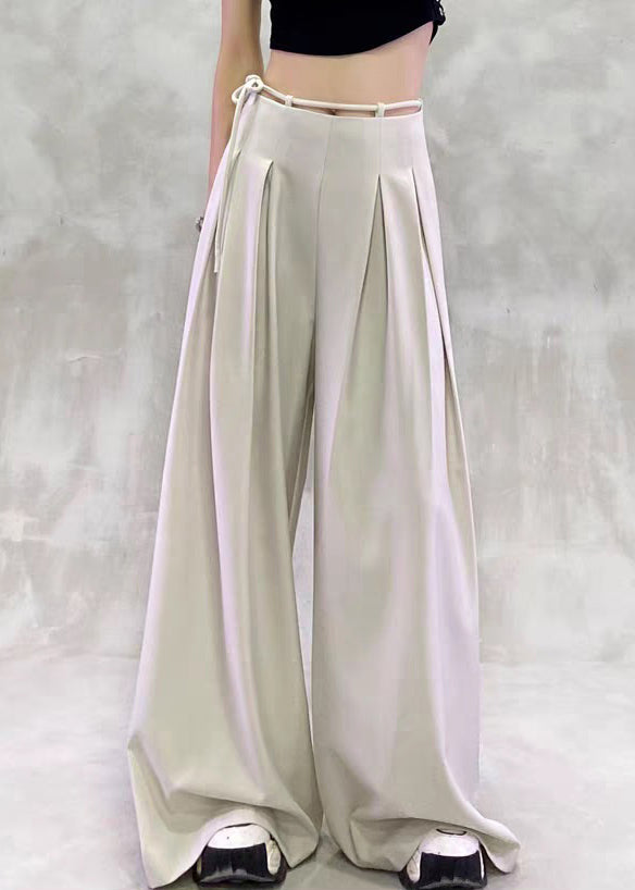 Apricot Pockets Solid Summer Spandex Pants High Waist