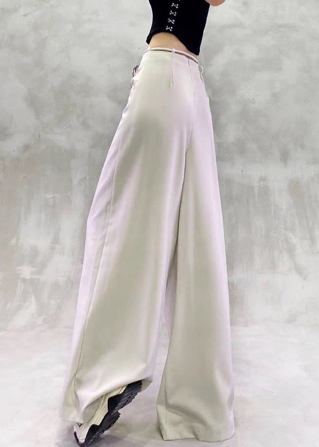 Apricot Pockets Solid Summer Spandex Pants High Waist