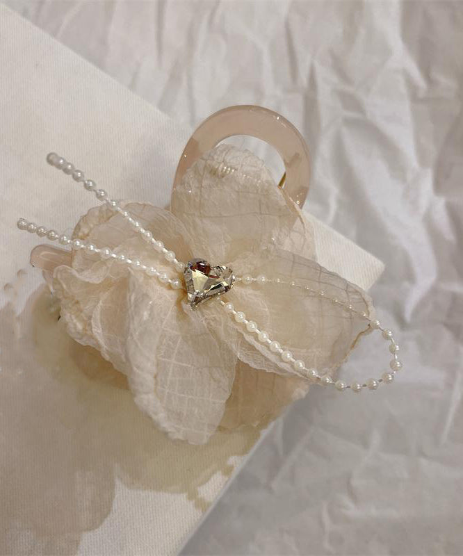 Art Light Green Acrylic Tulle Floral Hairpin