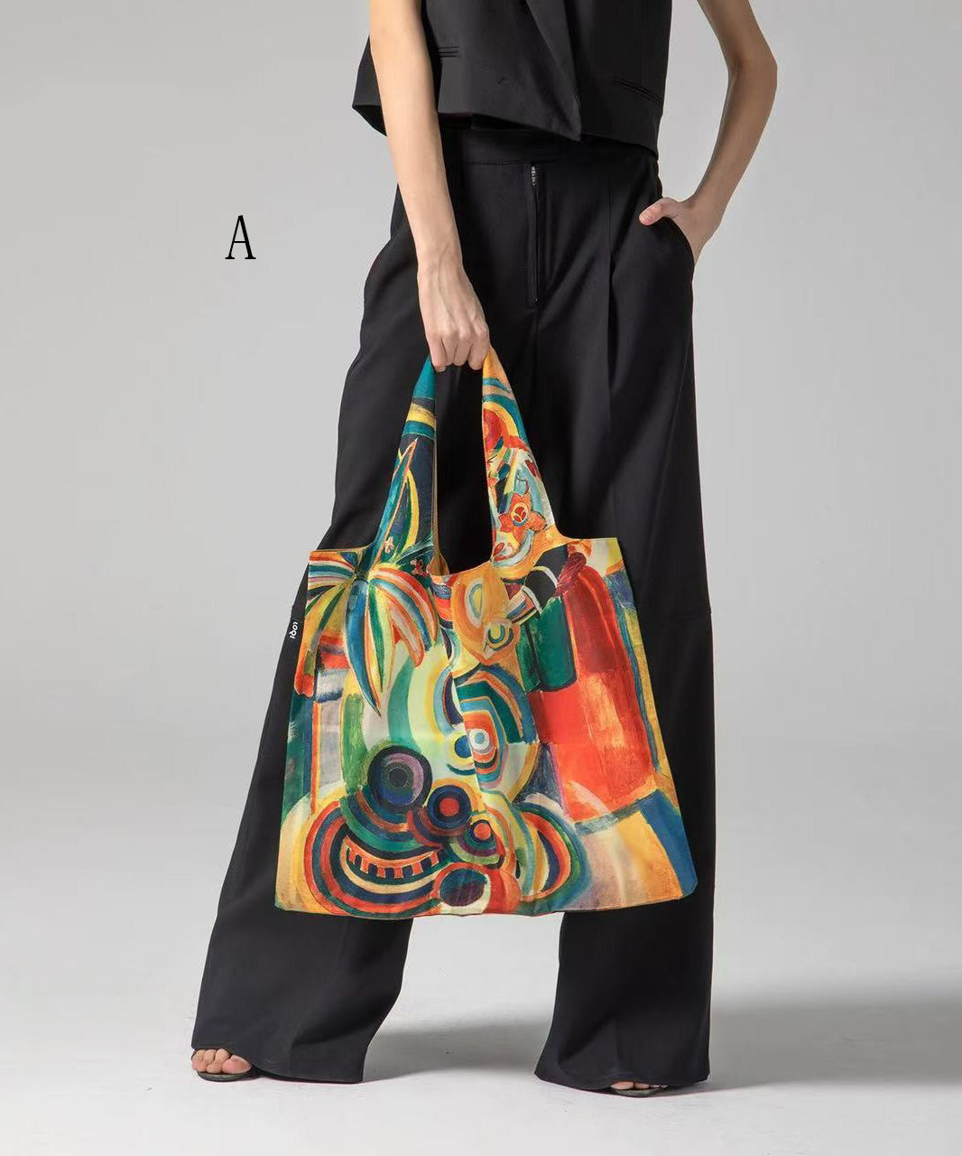 Art Print Canvas Shoulder Shopping Bag