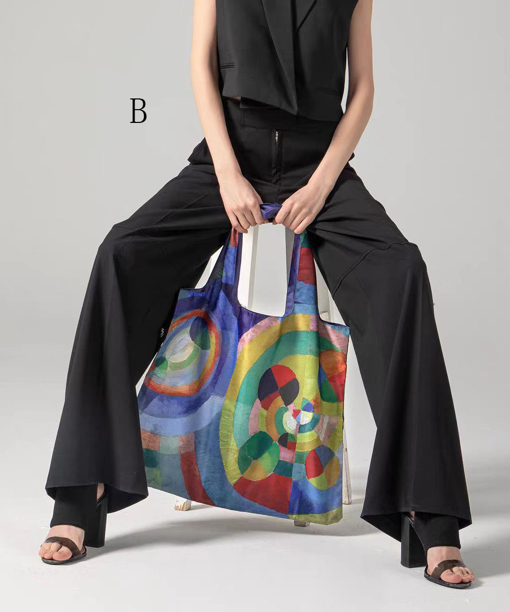Art Print Canvas Shoulder Shopping Bag