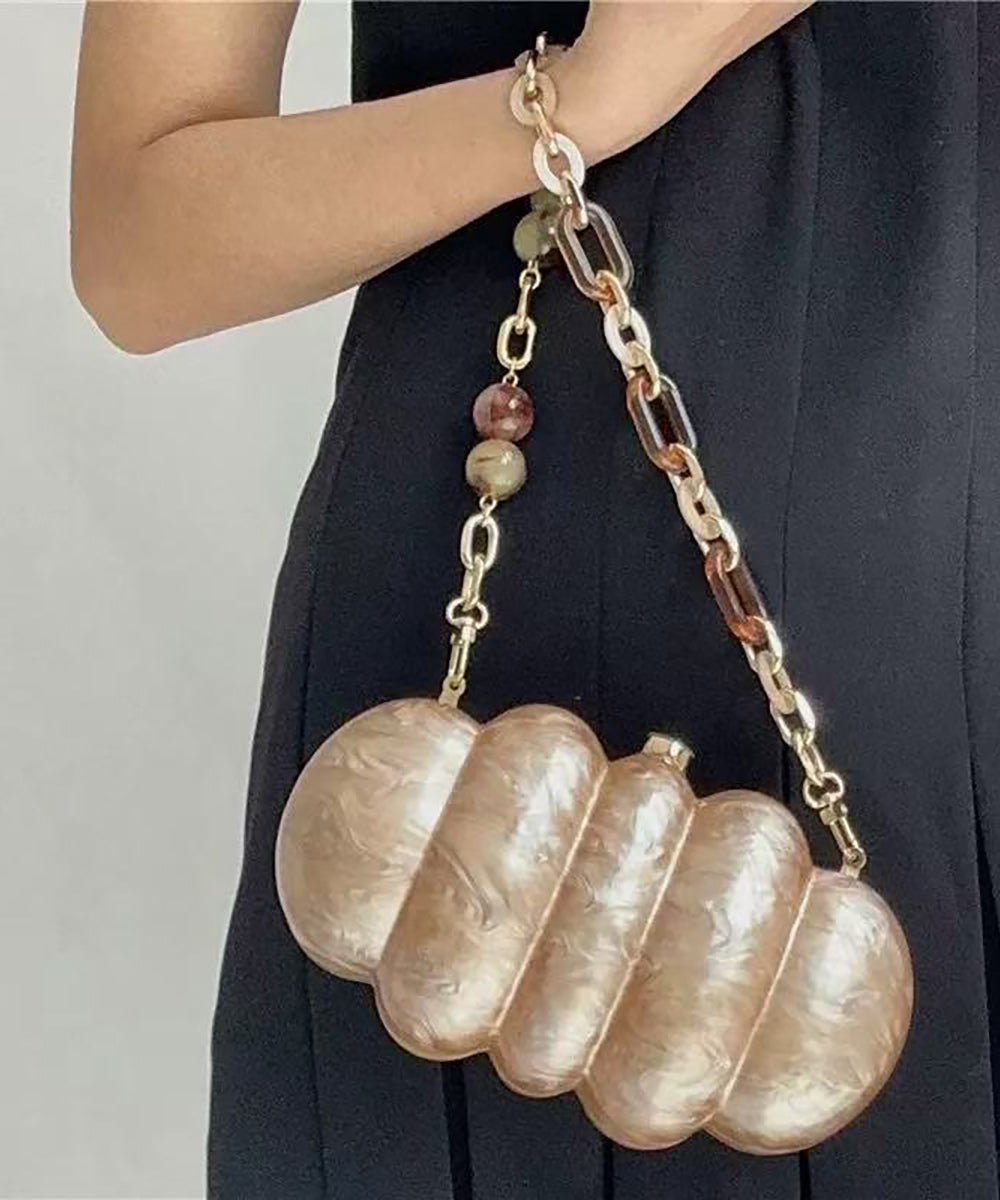 Beautiful Acrylic Lava Texture Twist The Waves Clutch