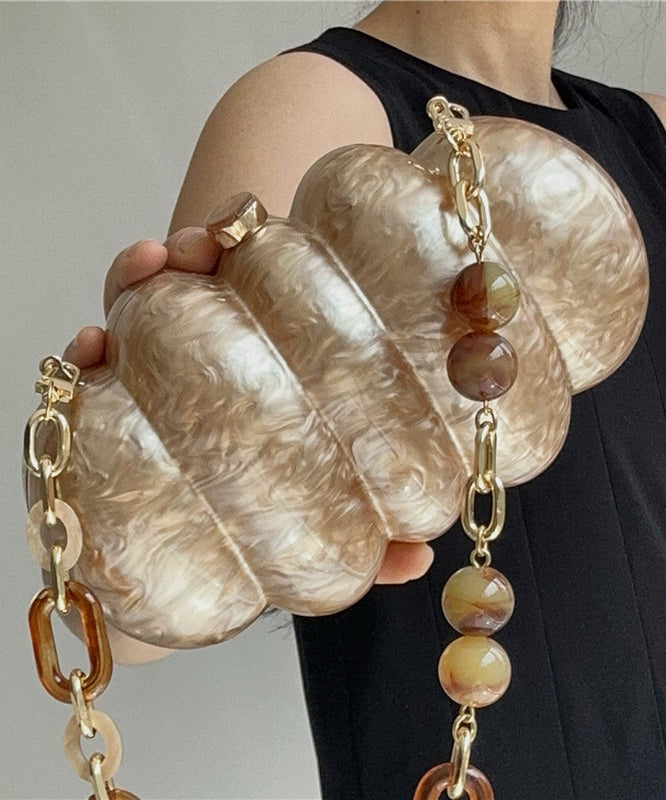 Beautiful Acrylic Lava Texture Twist The Waves Clutch