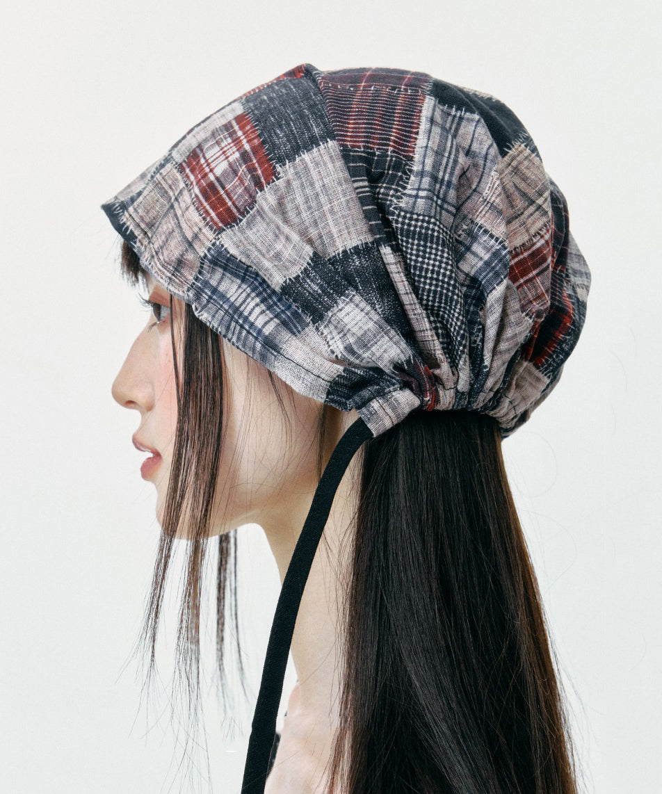 Beautiful Colorblock Breathable Drawstring Bonnie Hat