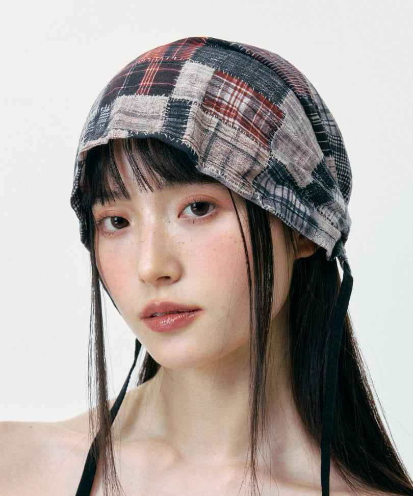 Beautiful Colorblock Breathable Drawstring Bonnie Hat