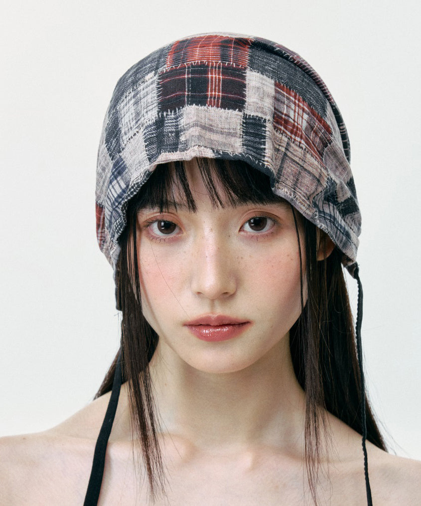 Beautiful Colorblock Breathable Drawstring Bonnie Hat