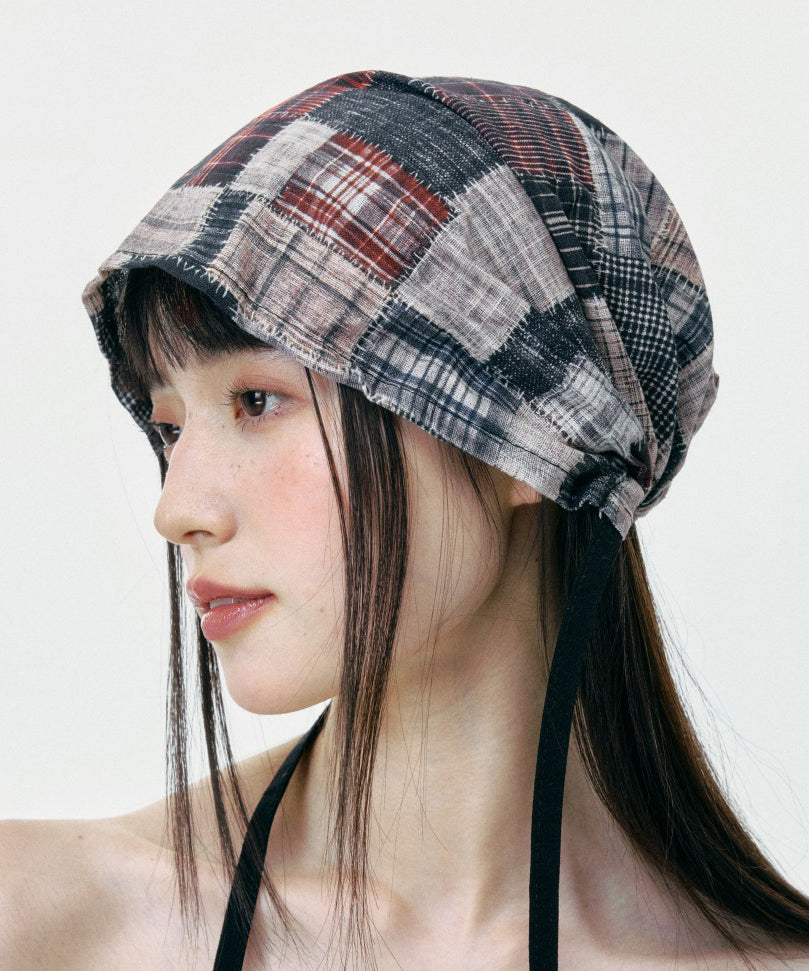 Beautiful Colorblock Breathable Drawstring Bonnie Hat