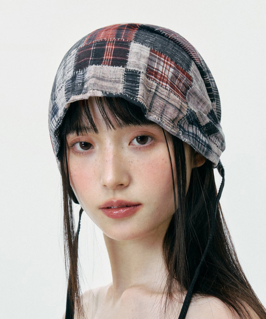 Beautiful Colorblock Breathable Drawstring Bonnie Hat