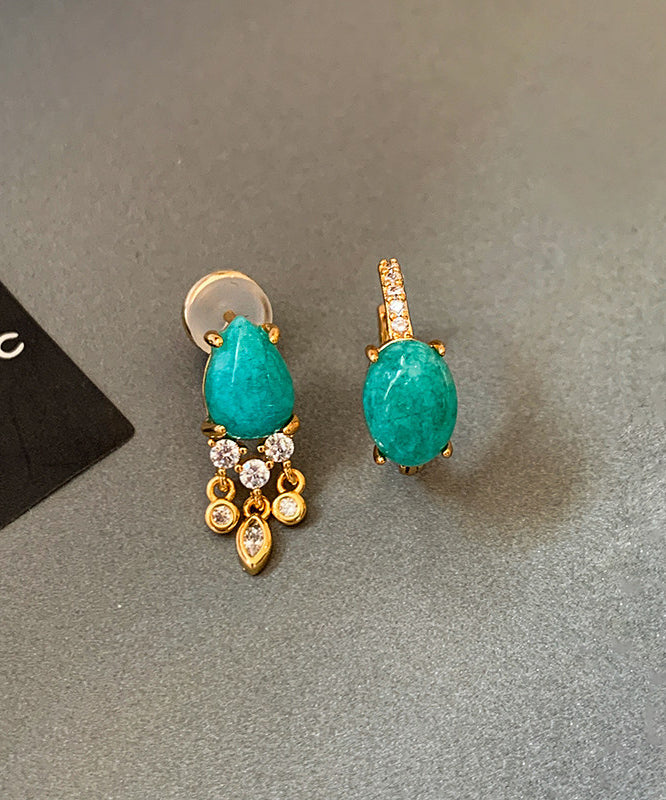 Beautiful Ethnic Style Fine Turquoise Drop Earrings - Omychic