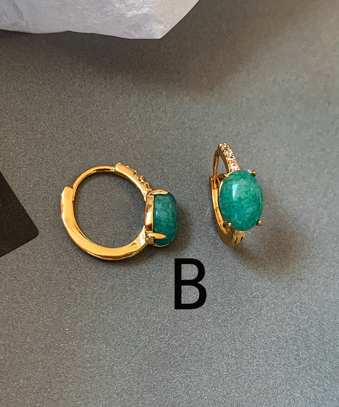 Beautiful Ethnic Style Fine Turquoise Drop Earrings - Omychic