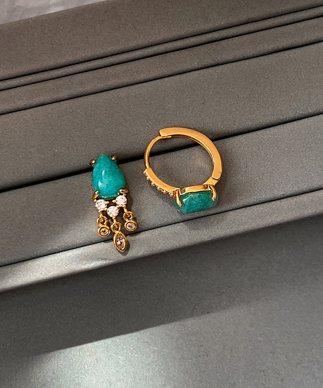 Beautiful Ethnic Style Fine Turquoise Drop Earrings - Omychic