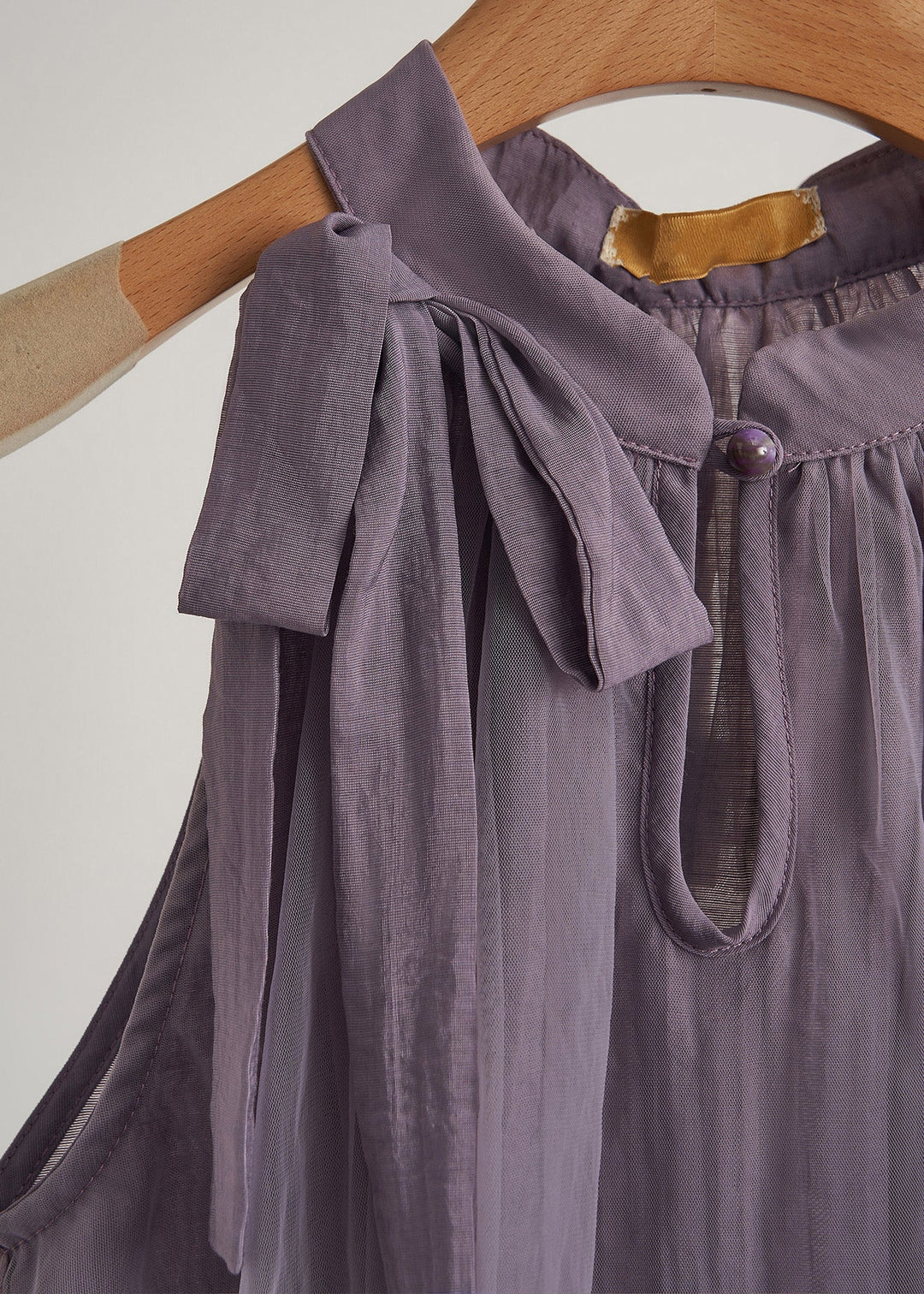 Beautiful Lavender Cold Shoulder Print Tulle Two Pieces Set Summer