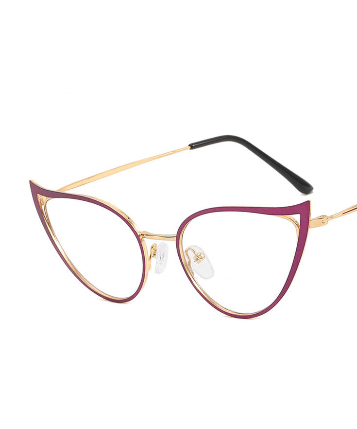 Beautiful Purple Metal Full Frame Reading Glasses