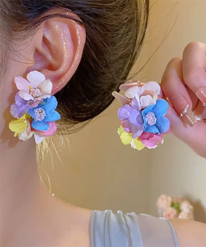 Bohemian Flower Vacation Style Earrings