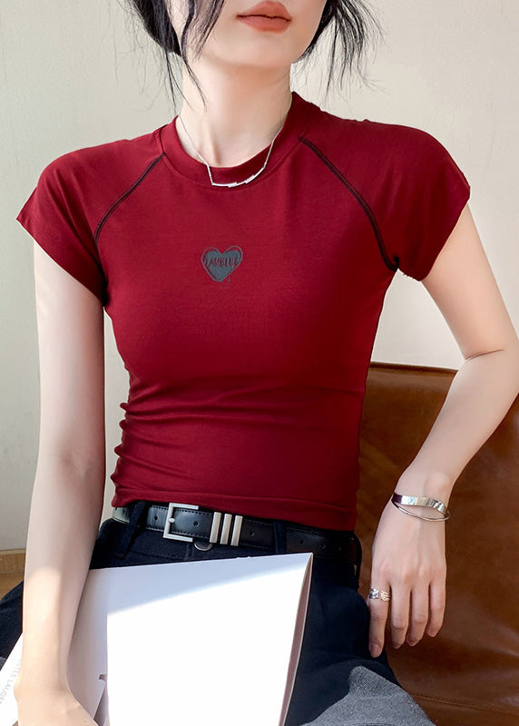 Bohemian Mulberry Print Silm Cotton Tanks Summer