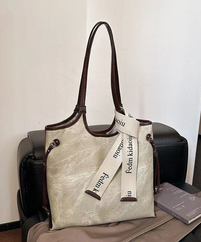 Boho Beige Tie Dye Solid Durable Faux Leather Women Handbags