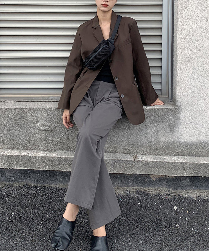 Boho Black Wrinkled Solid Durable Faux Leather Mini Bag