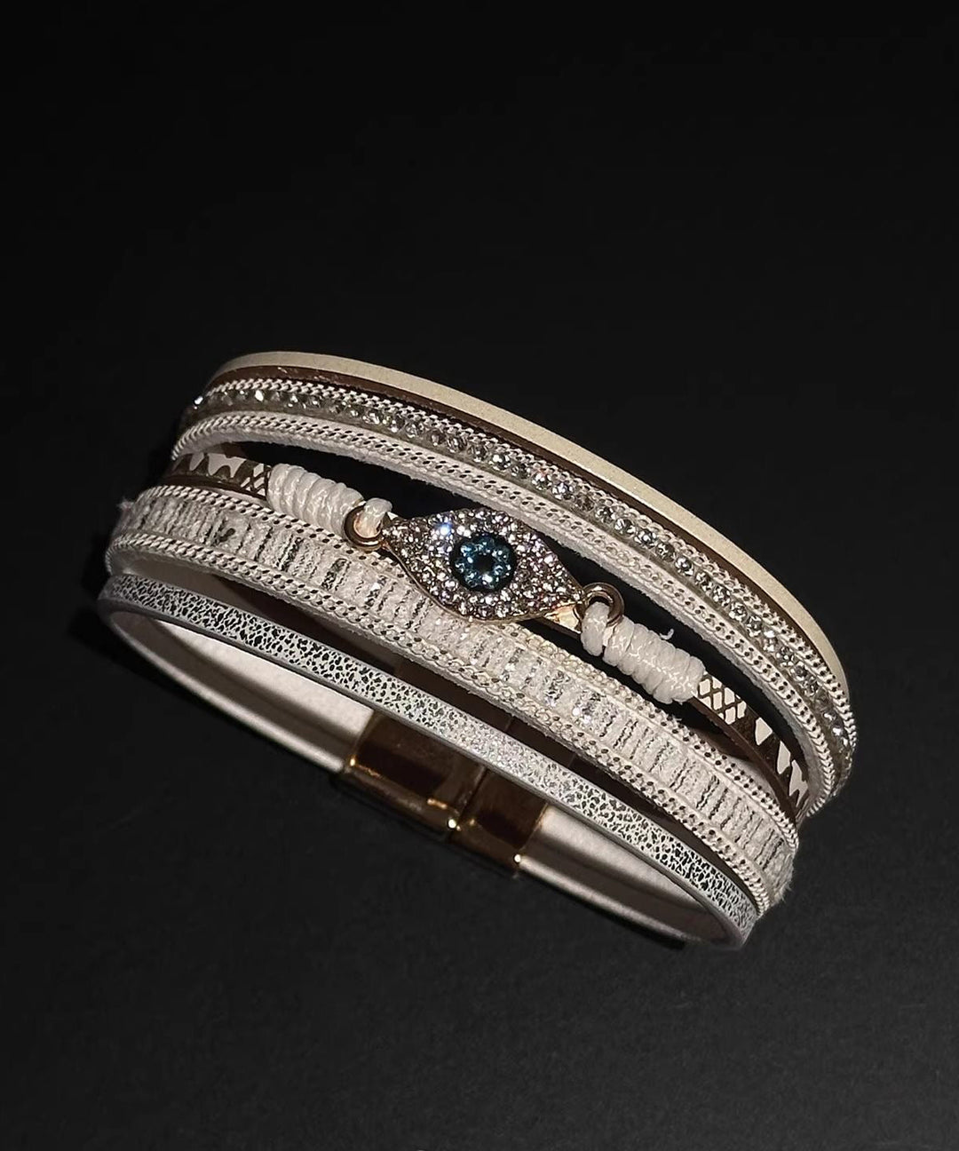 Boho Silk Alloy Zircon Bangle