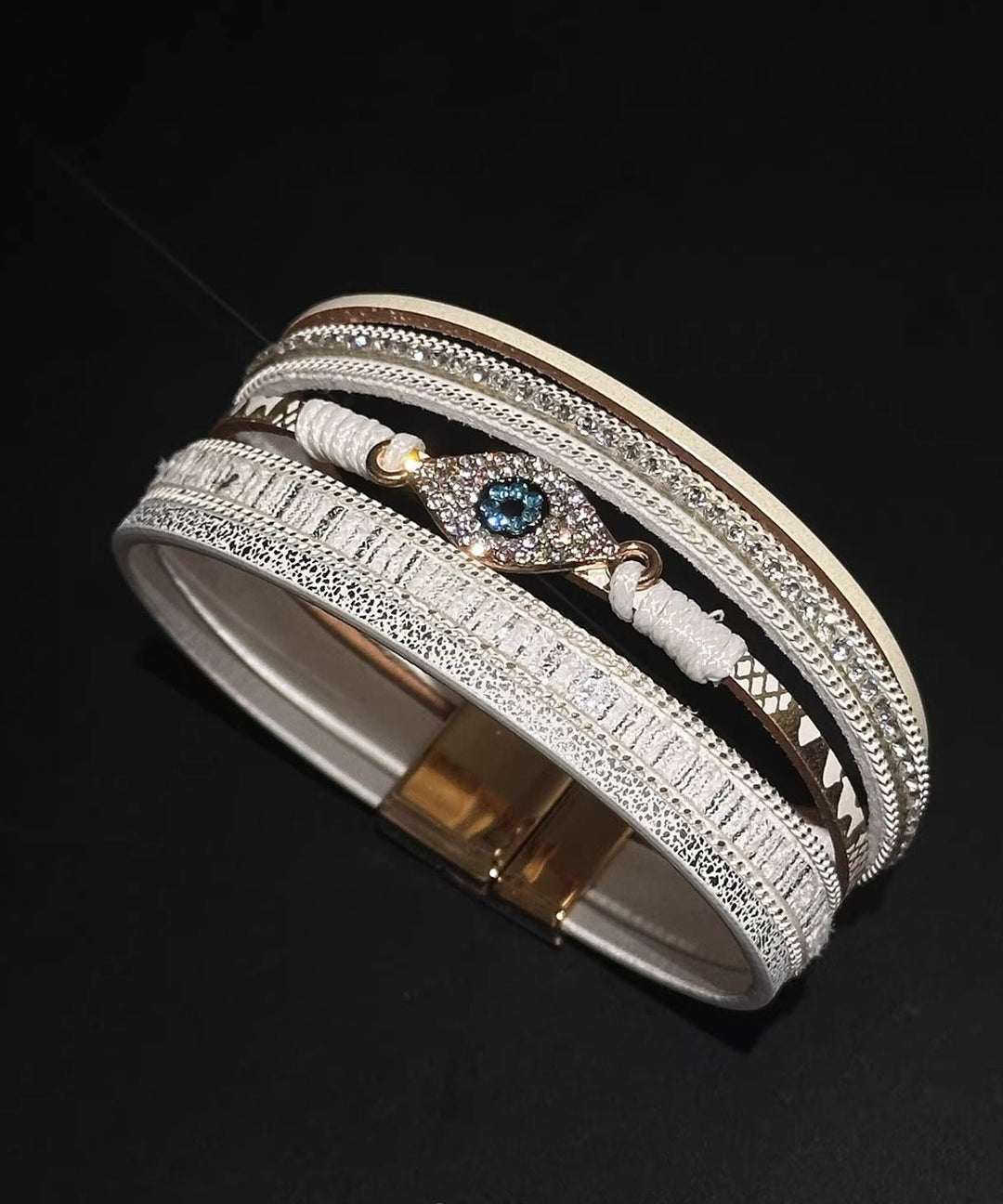 Boho Silk Alloy Zircon Bangle